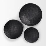Patera Hammered Iron Metal Decorative Bowls (Set of 3)