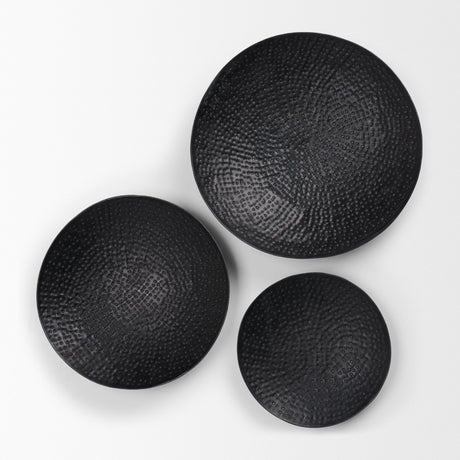 Patera Hammered Iron Metal Decorative Bowls (Set of 3) from Mercana - Luna Furniture