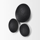 Patera Hammered Iron Metal Decorative Bowls (Set of 3)