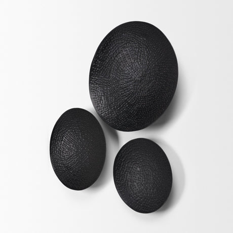 Patera Hammered Iron Metal Decorative Bowls (Set of 3) from Mercana - Luna Furniture