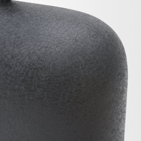 Liorre Textured Black Metal Base w/ Gold Metal Shade 1-Light Table Lamp from Mercana - Luna Furniture