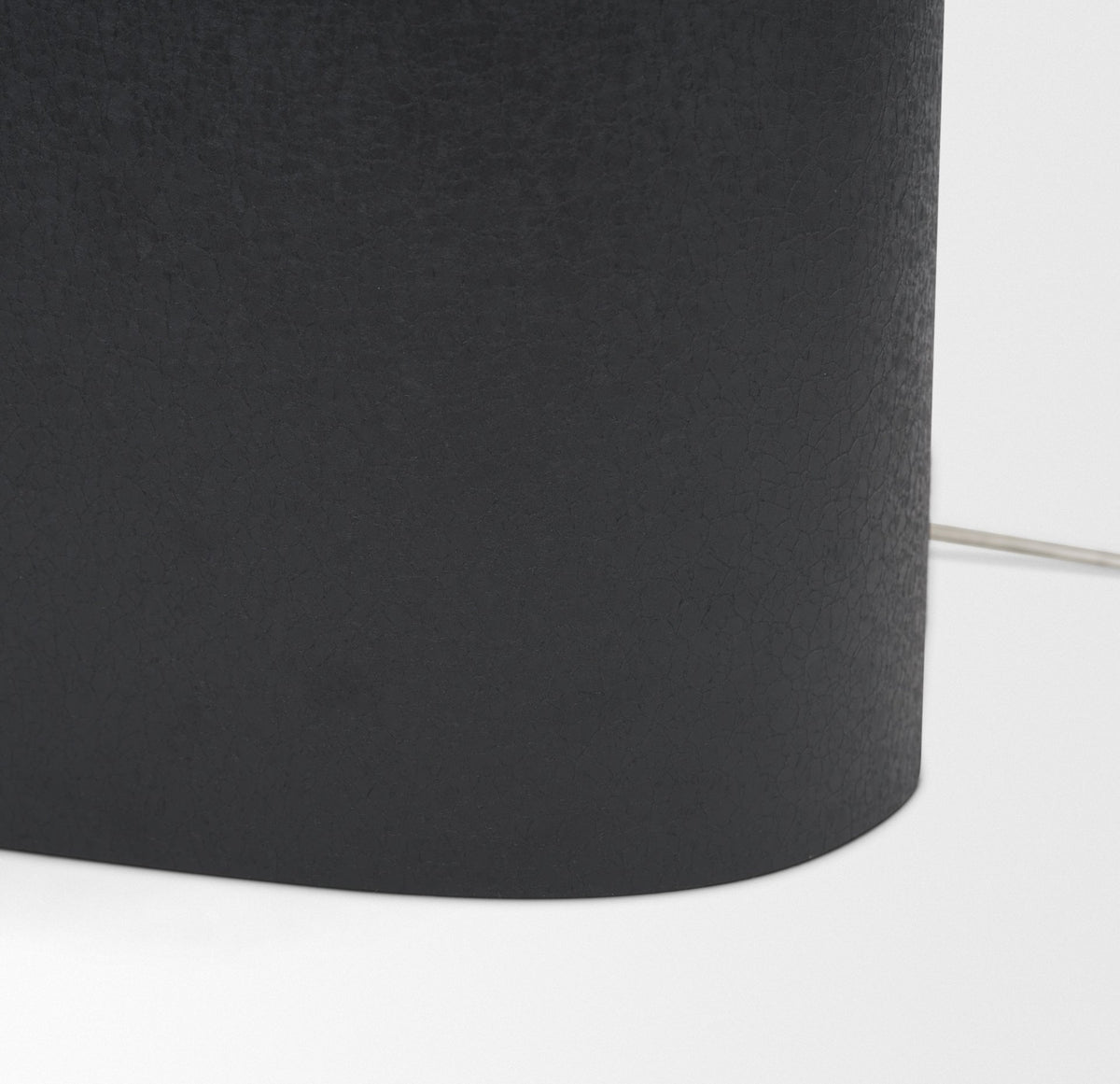 Liorre Textured Black Metal Base w/ Gold Metal Shade 1-Light Table Lamp from Mercana - Luna Furniture