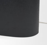 Liorre Textured Black Metal Base w/ Gold Metal Shade 1-Light Table Lamp from Mercana - Luna Furniture