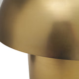 Orlo 18" Gold Metal Mushroom Table Lamp from Mercana - Luna Furniture