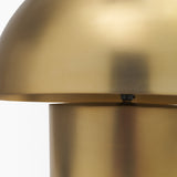 Orlo 18" Gold Metal Mushroom Table Lamp from Mercana - Luna Furniture