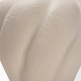 Syros Twisted Small Cream Ceramic Urn Vase