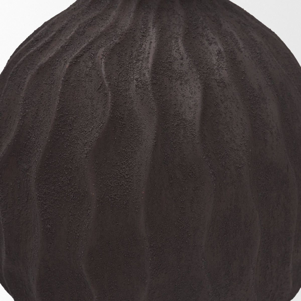 Tidal Medium Ceramic Rippled Decorative Vase