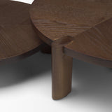 Stow Dark Brown Walnut Wood Risers (Set of 2) from Mercana - Luna Furniture