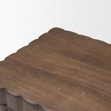 Strata Fluted Walnut Wood Decorative Box Set from Mercana - Luna Furniture