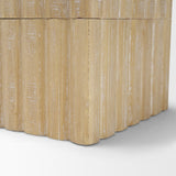 Strata Fluted White-Washed Wood Decorative Box Set