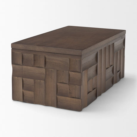 Vesta Walnut Wood Decorative Box from Mercana - Luna Furniture