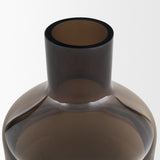 Aurel Small Brown Glass Vase