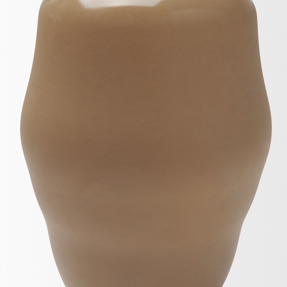 Dune Matte Brown Glass Vase from Mercana - Luna Furniture