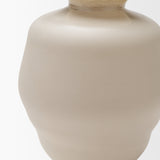Dune Matte White Glass Vase from Mercana - Luna Furniture
