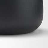 Voss Black Metal w/ Dark Wood Lid Canister from Mercana - Luna Furniture