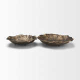Verdant Large Antiqued Brass Metal Decorative Centerpiece Bowl from Mercana - Luna Furniture