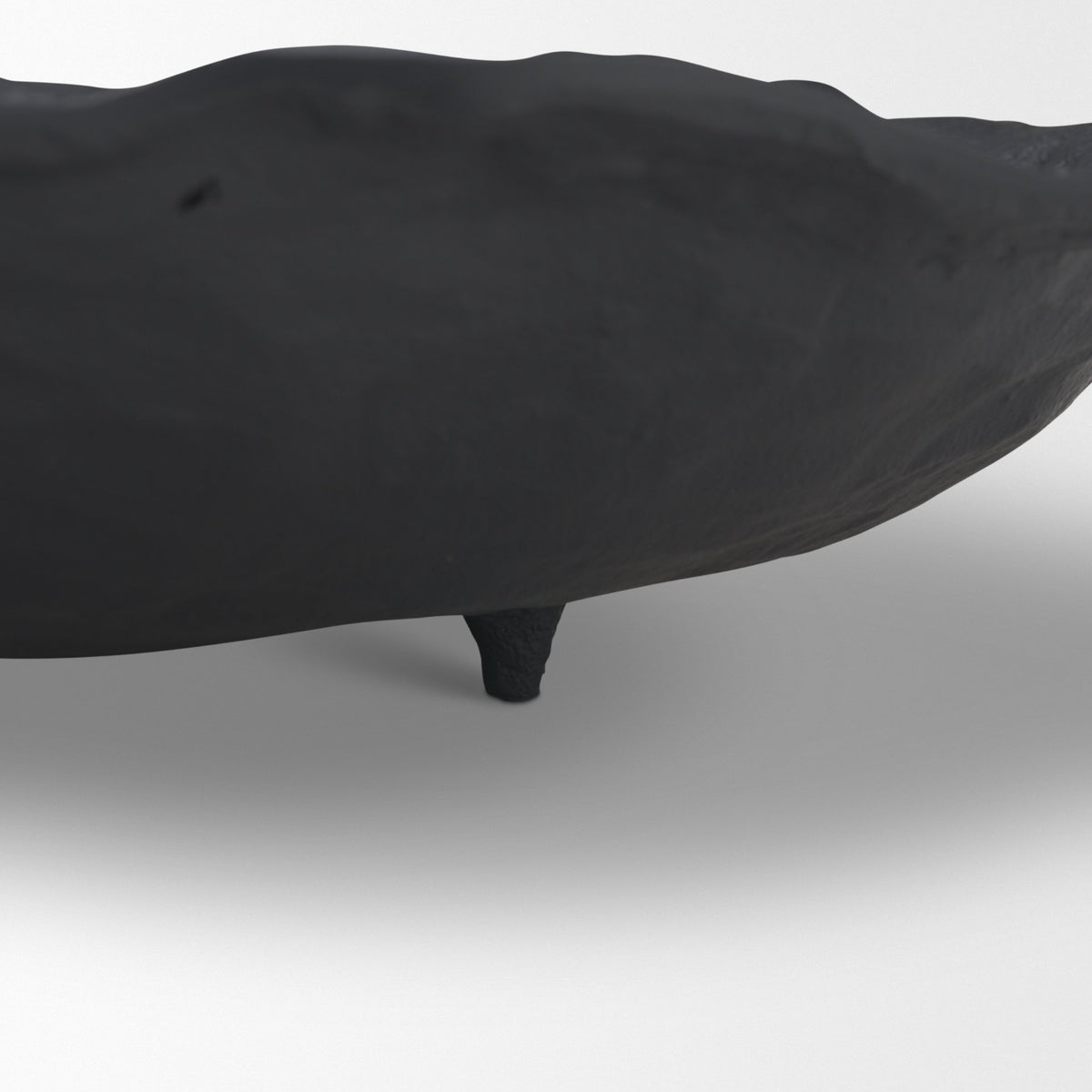 Verdant Large Matte Black Metal Decorative Centerpiece Bowl from Mercana - Luna Furniture