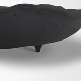 Verdant Large Matte Black Metal Decorative Centerpiece Bowl from Mercana - Luna Furniture