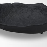 Verdant Small Matte Black Metal Decorative Centerpiece Bowl from Mercana - Luna Furniture