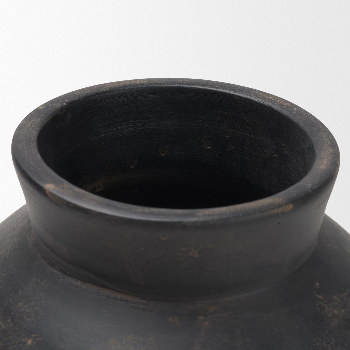 Douro Medium Earthy Brown Dotted Vase from Mercana - Luna Furniture