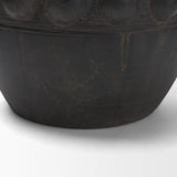 Douro Medium Earthy Brown Dotted Vase from Mercana - Luna Furniture