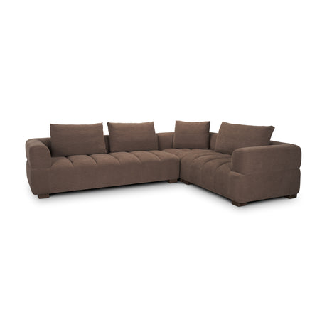 Warner Channel 3 Piece Sofa Set w/S Corner Piece w/Back Cushions from Mercana - Luna Furniture