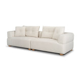 Warner Stripe 2 Piece Sofa Set w/Back Cushions from Mercana - Luna Furniture