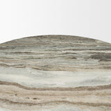 Allyson 42" Round Pedestal Dining Table | Marble | Seats 4