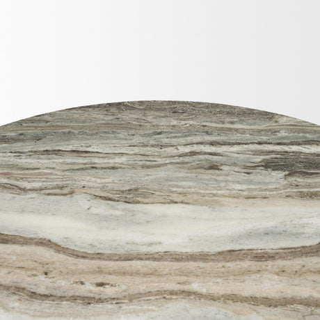 Allyson 42" Round Pedestal Dining Table | Marble | Seats 4 from Mercana - Luna Furniture