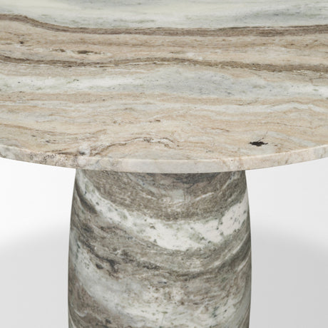 Allyson 42" Round Pedestal Dining Table | Marble | Seats 4 from Mercana - Luna Furniture
