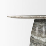 Allyson 42" Round Pedestal Dining Table | Marble | Seats 4