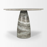 Allyson 42" Round Pedestal Dining Table | Marble | Seats 4