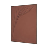 Drape I Rust Fabric Dimensional Framed Art from Mercana - Luna Furniture