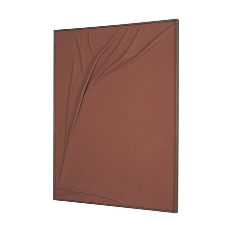 Drape I Rust Fabric Dimensional Framed Art from Mercana - Luna Furniture