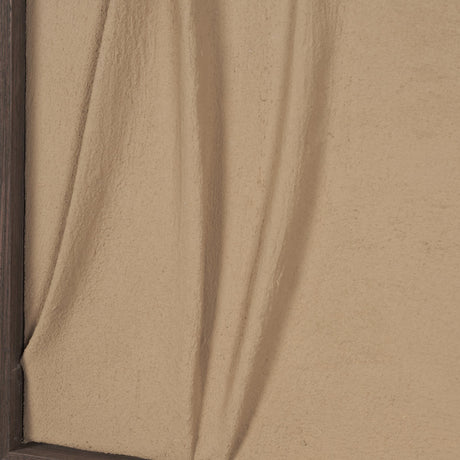 Drape III Camel Fabric Dimensional Framed Art from Mercana - Luna Furniture