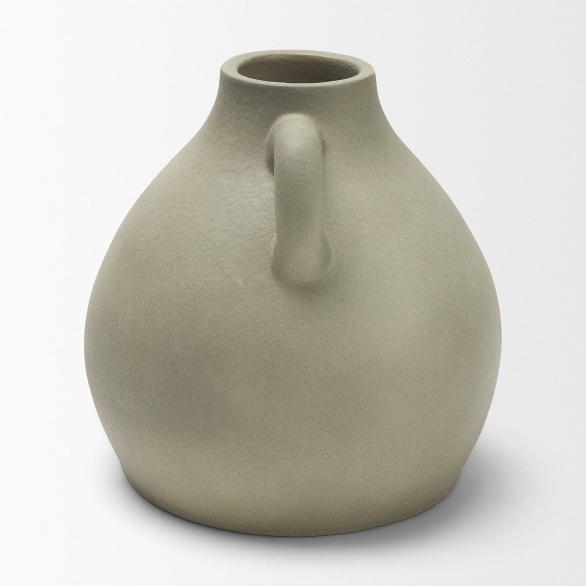 Cantara Small Sage Green Ceramic Milk Jug w/ Handles from Mercana - Luna Furniture