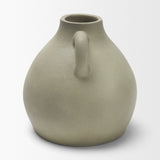 Cantara Small Sage Green Ceramic Milk Jug w/ Handles from Mercana - Luna Furniture