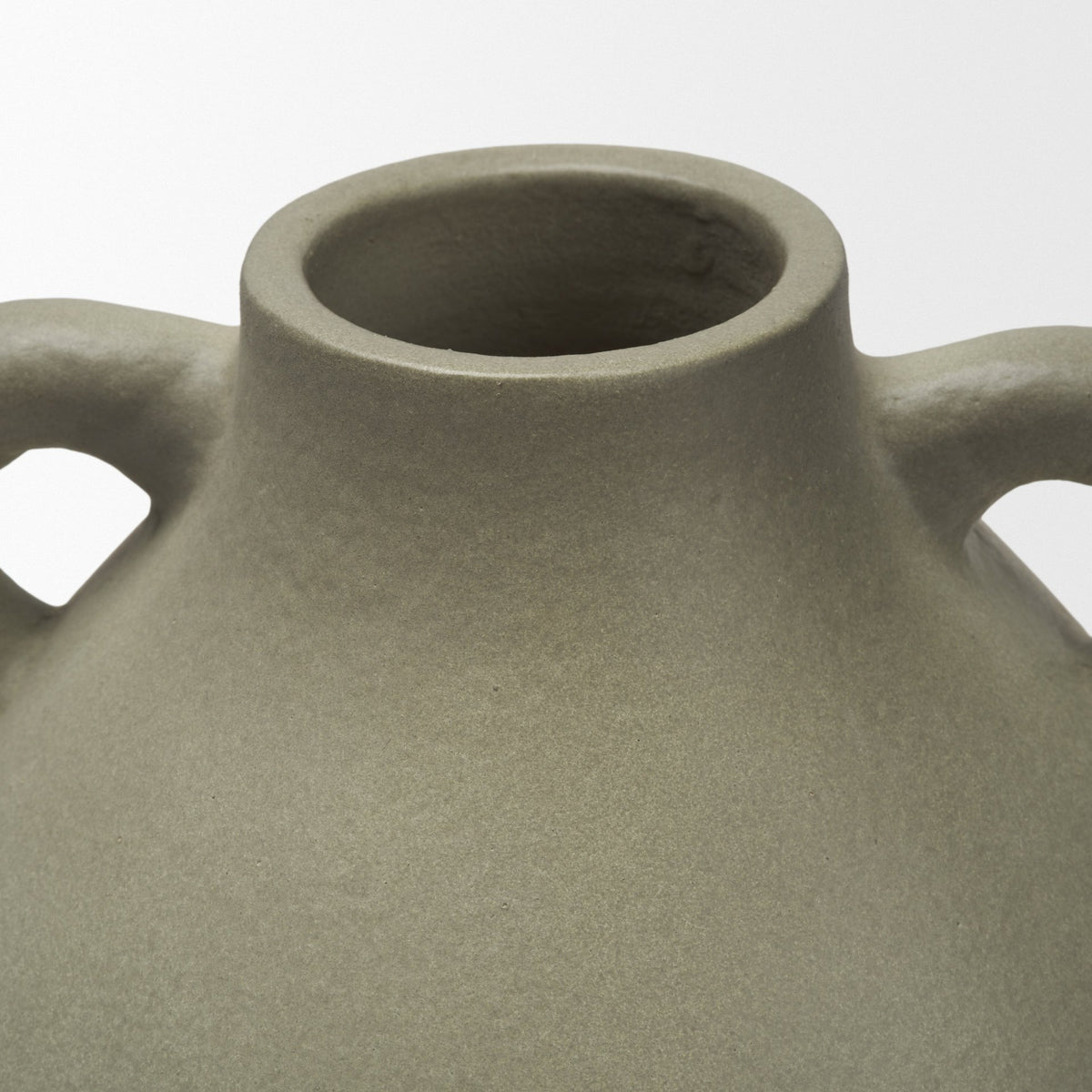 Cantara Small Sage Green Ceramic Milk Jug w/ Handles from Mercana - Luna Furniture