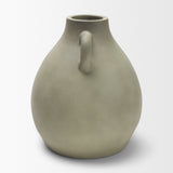 Cantara Medium Sage Green Ceramic Milk Jug w/ Handles from Mercana - Luna Furniture