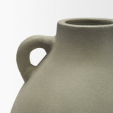 Cantara Medium Sage Green Ceramic Milk Jug w/ Handles from Mercana - Luna Furniture