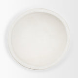 Punto Small White Paper Mache Dotted Centerpiece Bowl from Mercana - Luna Furniture