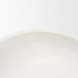 Punto Small White Paper Mache Dotted Centerpiece Bowl from Mercana - Luna Furniture
