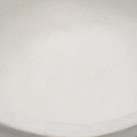 Punto Small White Paper Mache Dotted Centerpiece Bowl from Mercana - Luna Furniture