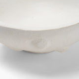 Punto Small White Paper Mache Dotted Centerpiece Bowl from Mercana - Luna Furniture