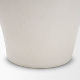 Trenza Large White Ceramic Vase w/ Twisted Handles from Mercana - Luna Furniture