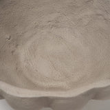 Konya Large Earthen Gray-Brown Dotted Paper Mache Centerpiece Bowl from Mercana - Luna Furniture