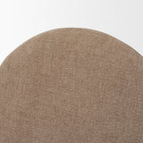 Martie Rounded Back Dining Side Chair | Fabric w/ Wood, Set of 2 from Mercana - Luna Furniture
