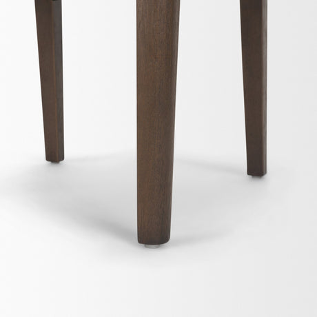 Martie Rounded Back Dining Side Chair | Fabric w/ Wood, Set of 2 from Mercana - Luna Furniture