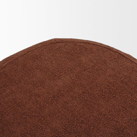 Siren Burgundy Fabric w/ Brown Ash Wood Oblong Bench from Mercana - Luna Furniture