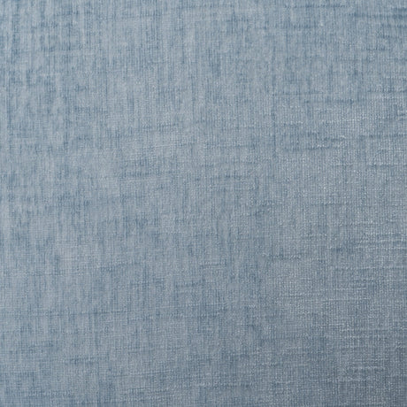 Siren French Blue Fabric w/ Brown Ash Wood Round Accent Stool from Mercana - Luna Furniture